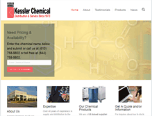 Tablet Screenshot of kesslerchemical.com